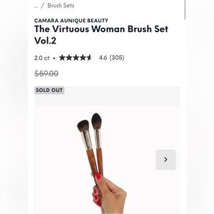 Camara Aunique Beauty The Virtuous Woman Brush Set Vol. 2